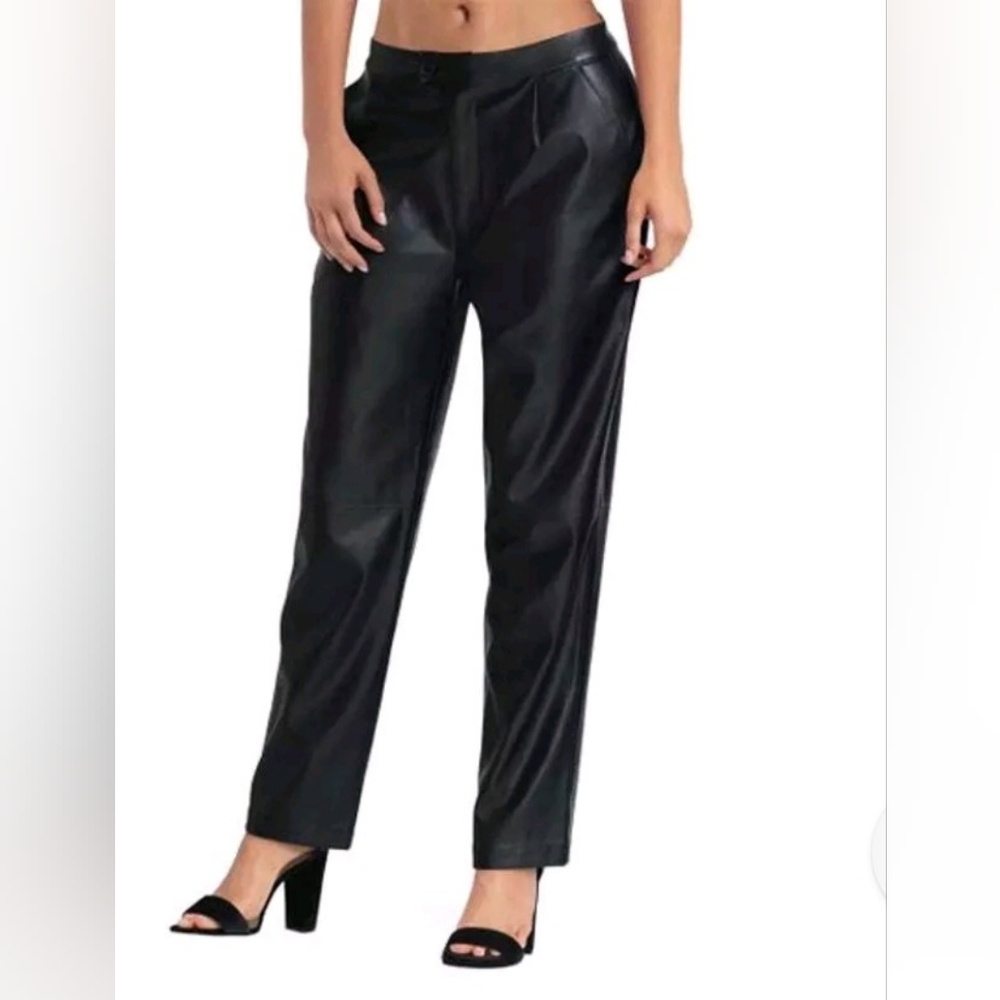 NWOT Halston Faux Leather Pants Size Large